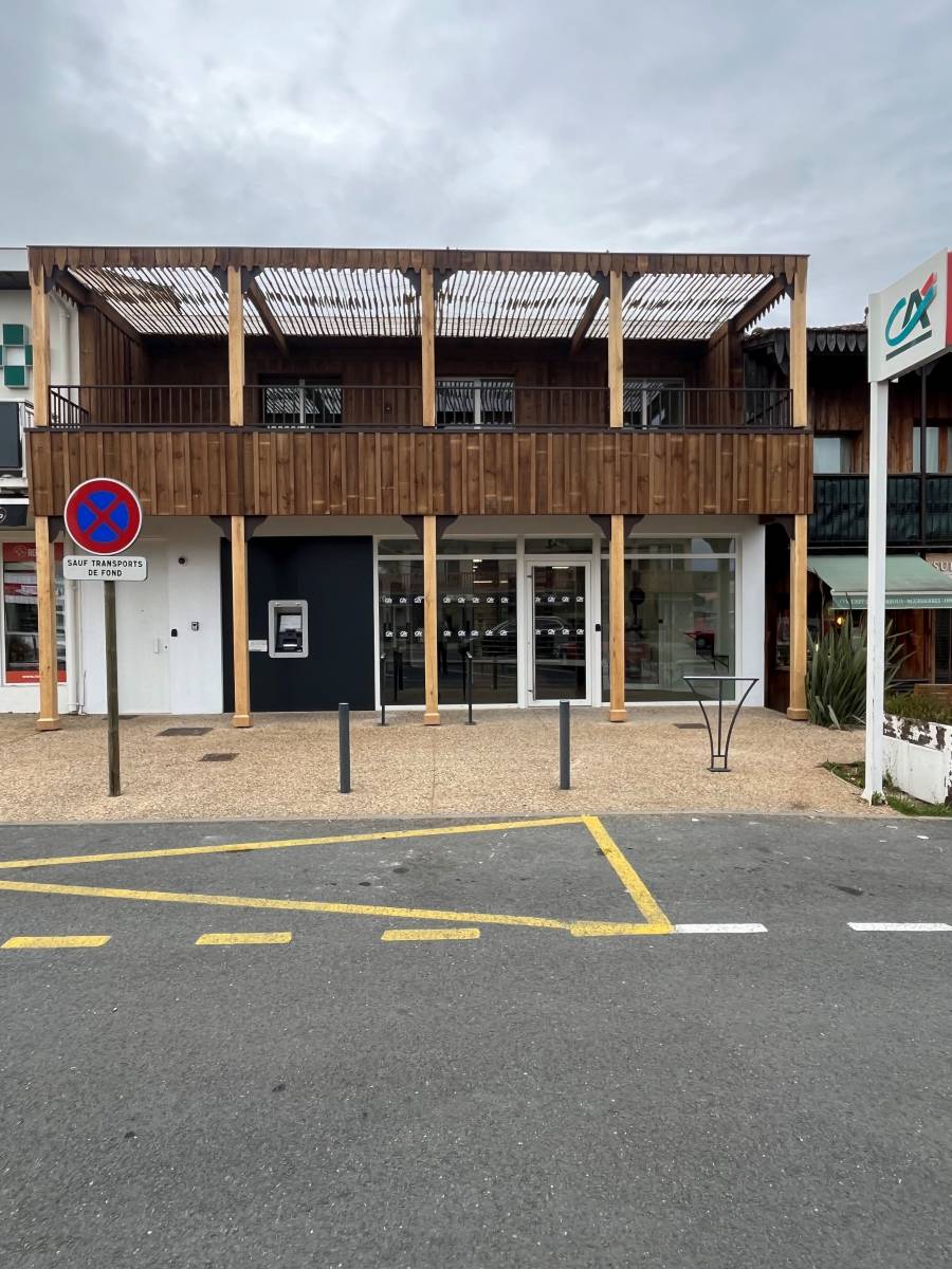 Réalisation façade bardage bois sur la Commune de Petit Piquey