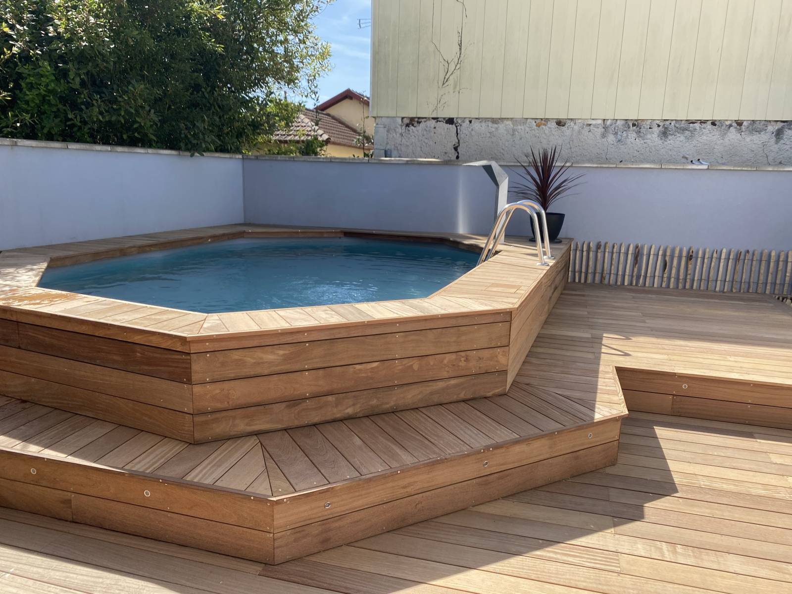devis pour réalisation sur mesure d'une terrasse en bois exotique sur la commune de Ares en Gironde