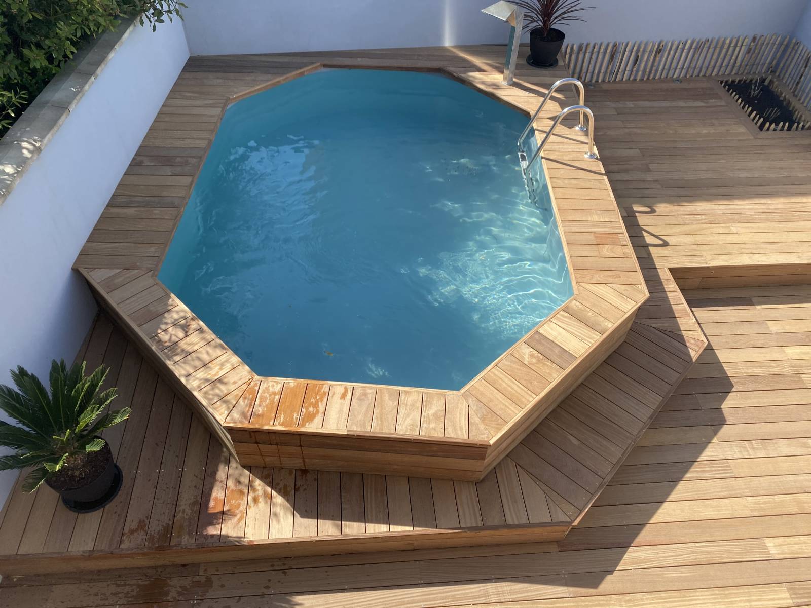 Aménagement piscine hors sol bois Nord Bassin